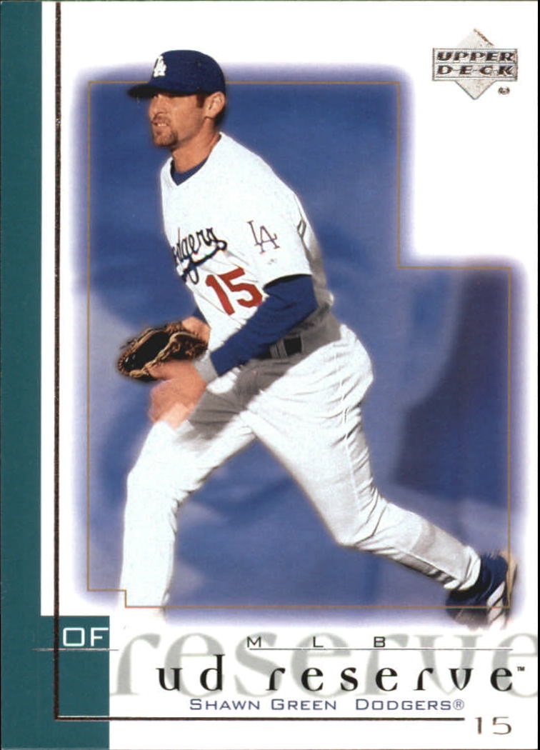 2001 UD Reserve #123 Shawn Green