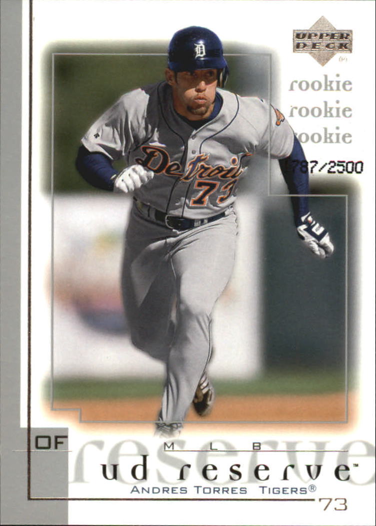 2001 UD Reserve #199 Andres Torres SP RC