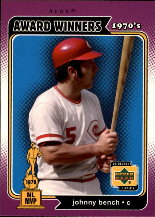 Johnny Bench cards (1988-2023) Reds - You Choose