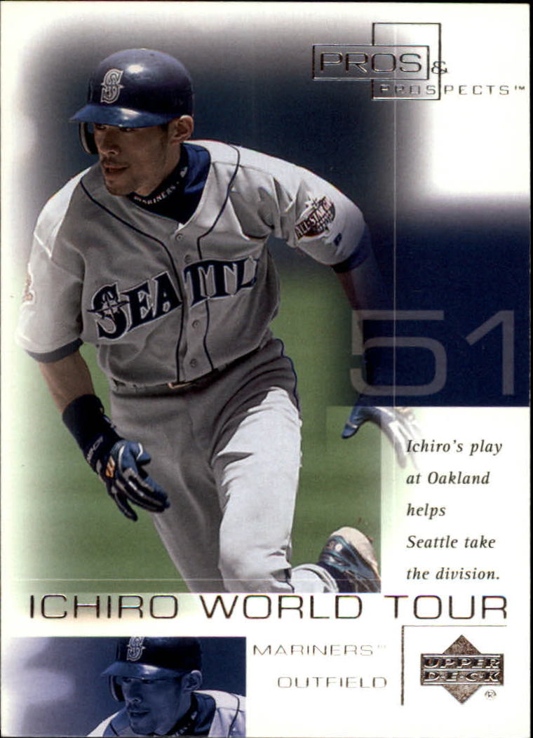 2001 Upper Deck Pros and Prospects Ichiro World Tour #WT3 Ichiro Network Coliseum