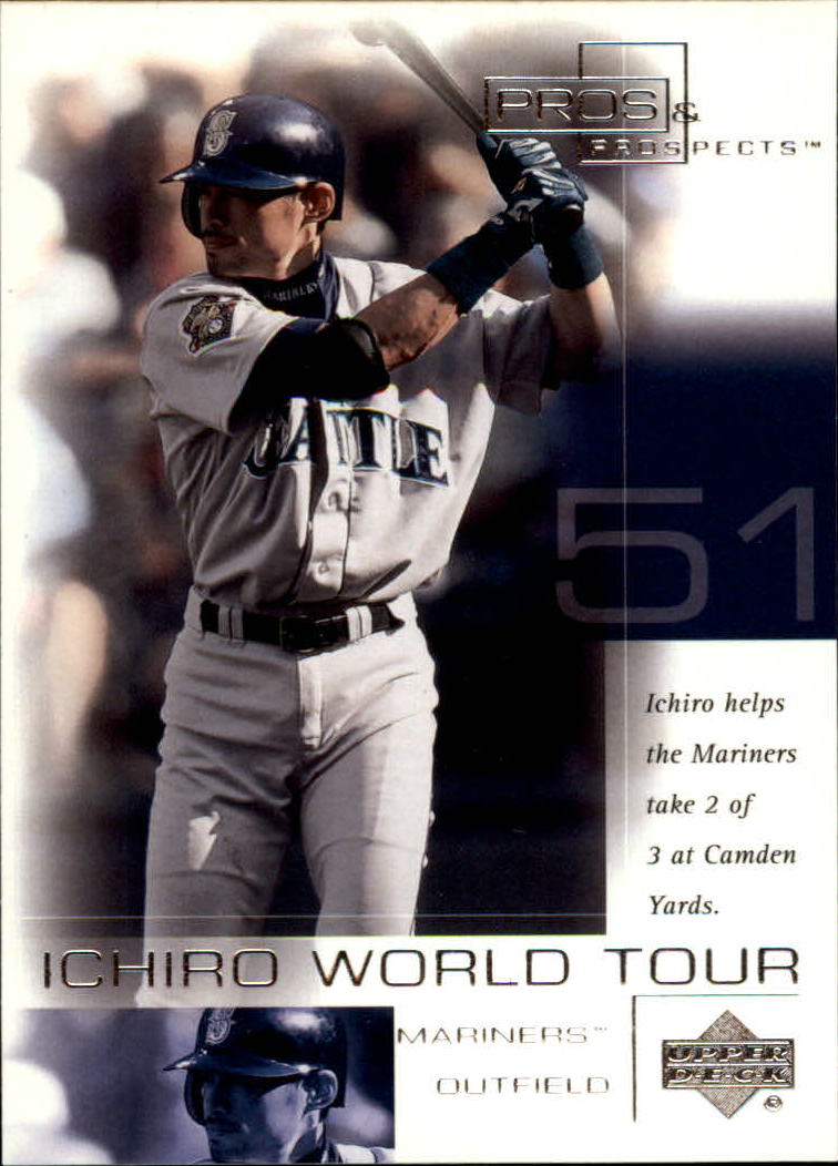 2001 Upper Deck Pros and Prospects Ichiro World Tour #WT11 Ichiro Camden Yards
