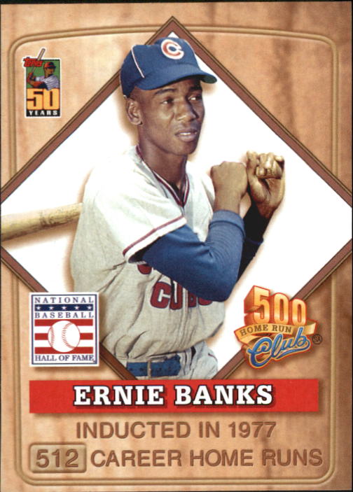 ernie banks baseball card