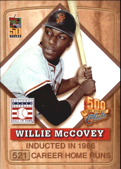 2001 Post 500 Club #4 Willie McCovey