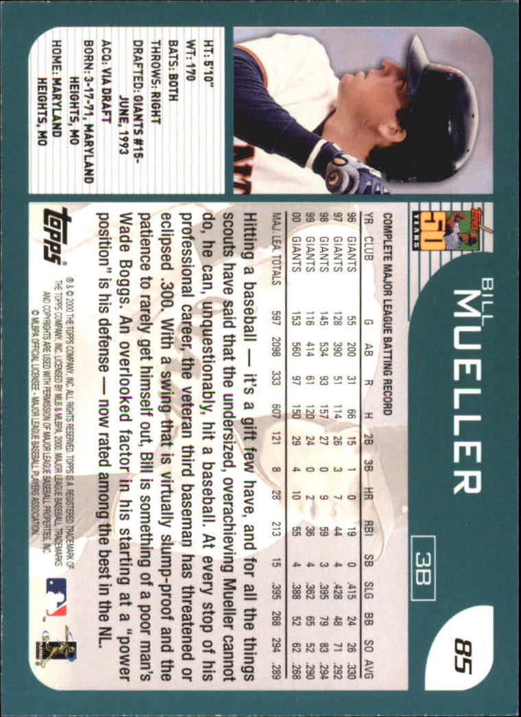 A2486- 2001 Topps Baseball Karte #S 1-251 + Rookies -du Pick- 15 + Gratis US - Bild 149 von 449