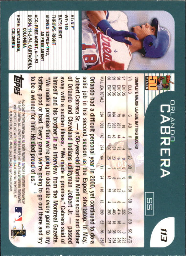 A2486- 2001 Topps Baseball Karte #S 1-251 + Rookies -du Pick- 15 + Gratis US - Bild 195 von 449