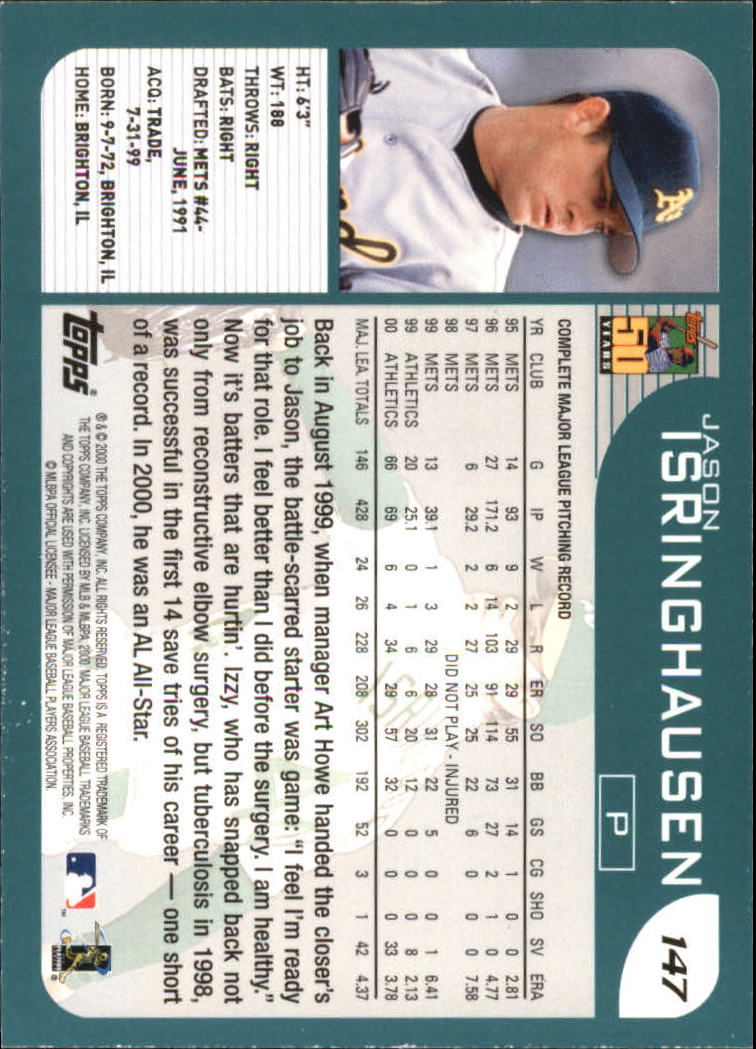 A2486- 2001 Topps Baseball Karte #S 1-251 + Rookies -du Pick- 15 + Gratis US - Bild 257 von 449