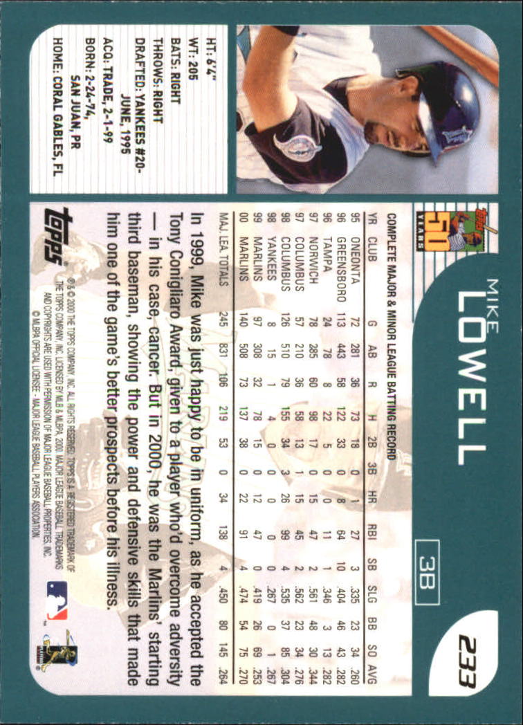 A2486- 2001 Topps Baseball Karte #S 1-251 + Rookies -du Pick- 15 + Gratis US - Bild 415 von 449