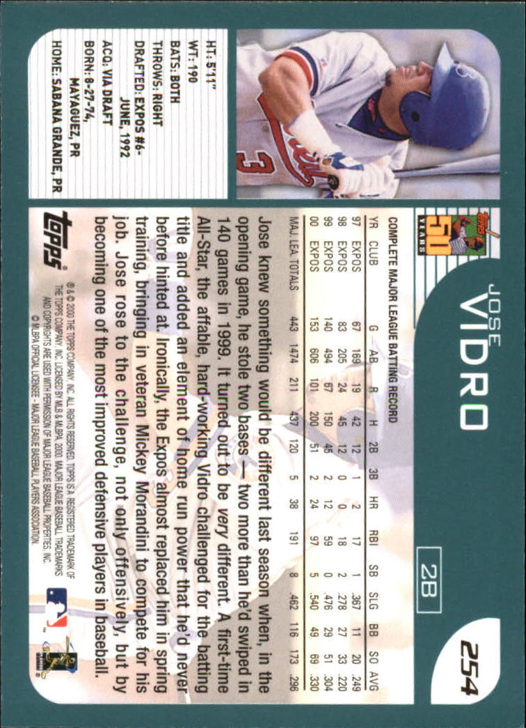 2001 Topps Baseball Card Pick (Base) 1-260 - Bild 486 von 498
