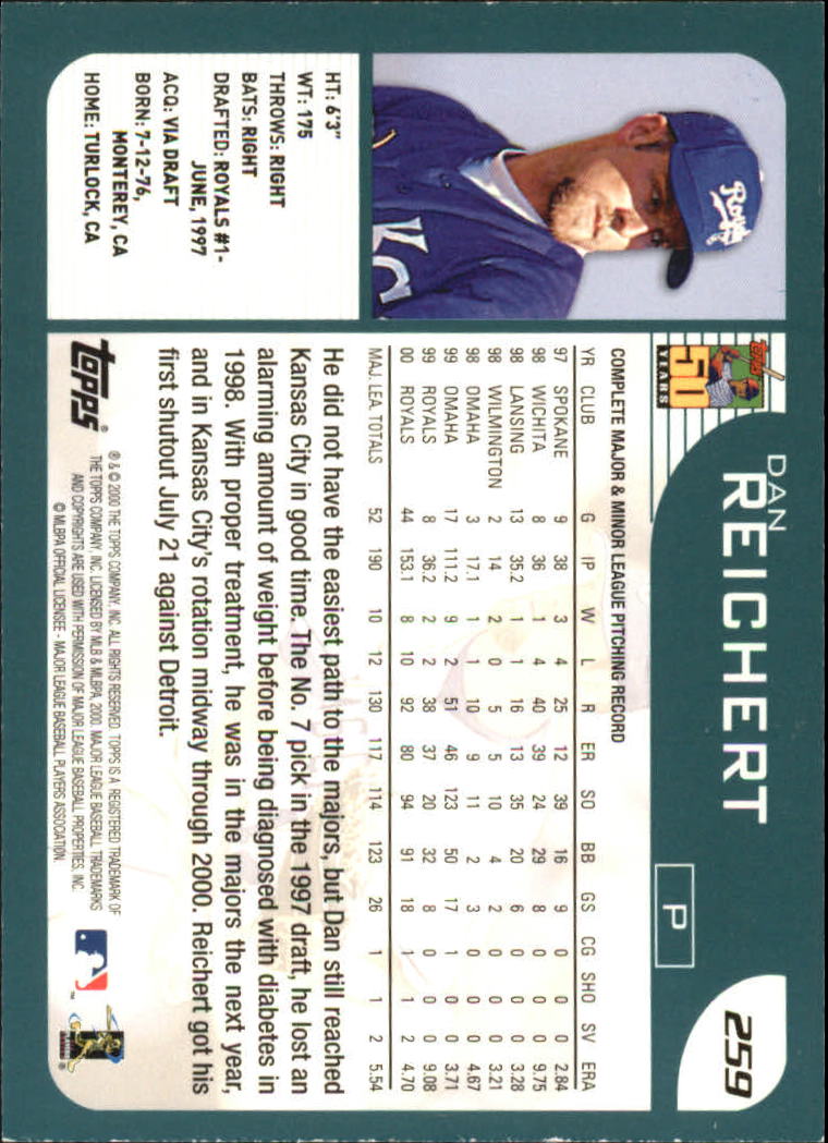 2001 Topps Baseball Card Pick (Base) 1-260 - Bild 496 von 498