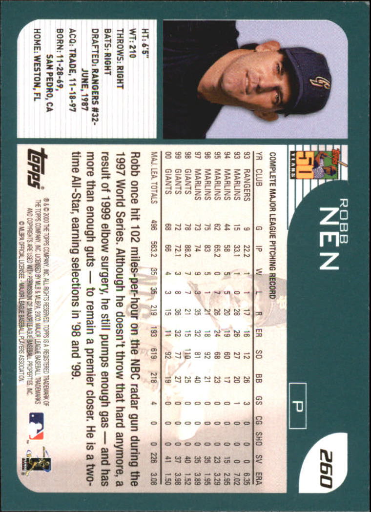 2001 Topps Baseball Card Pick (Base) 1-260 - Bild 498 von 498