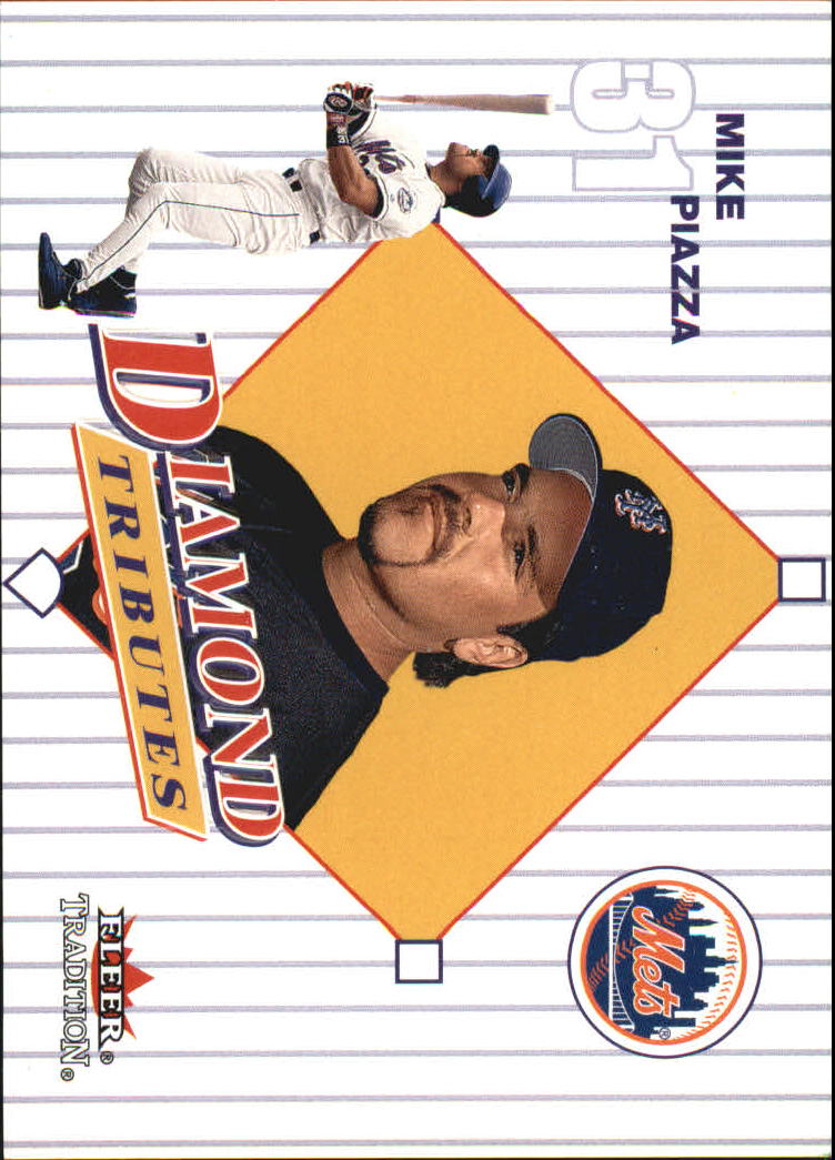 2001 Fleer Tradition Diamond Tributes #DT2 Mike Piazza