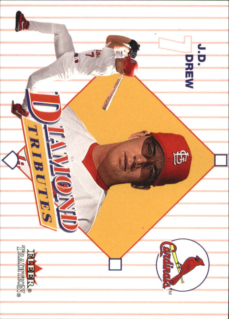 2001 Fleer Tradition Baseball "Diamond Tributes" Insert Cards - Picture 18 of 37