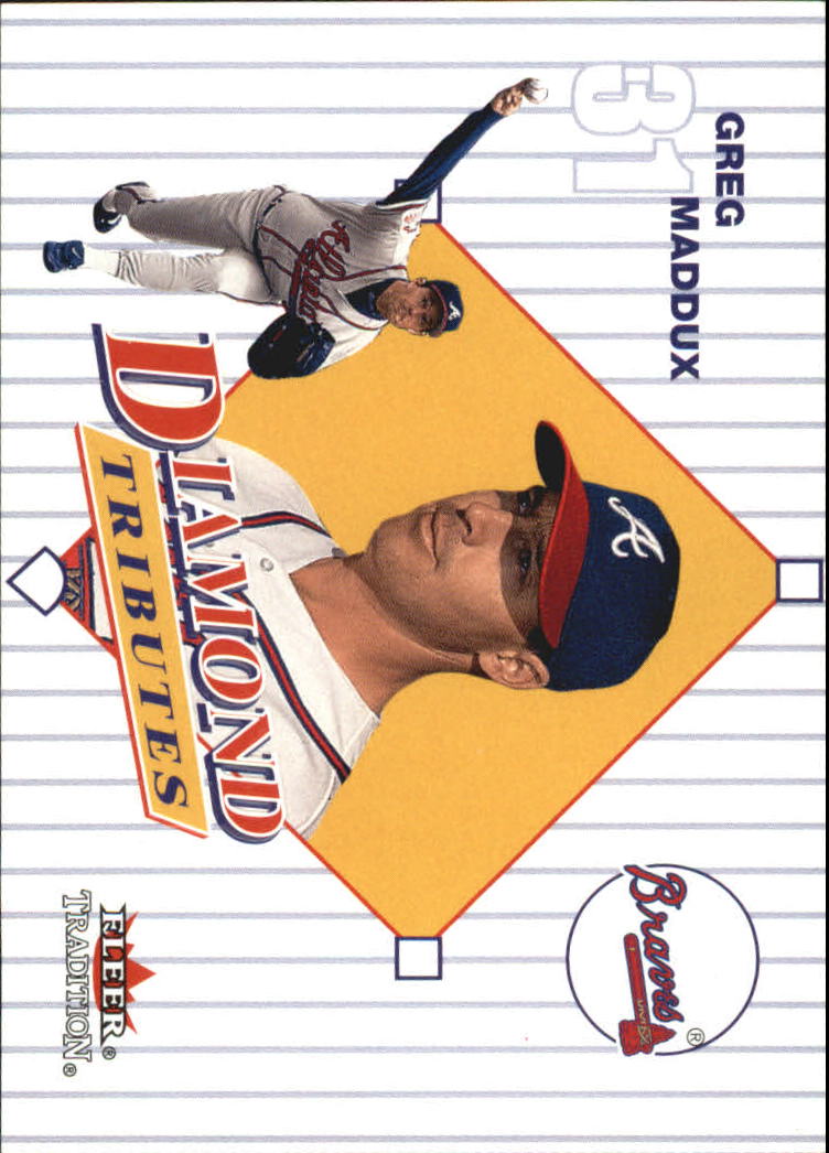 2001 Fleer Tradition Baseball "Diamond Tributes" Insert Cards - Picture 20 of 37