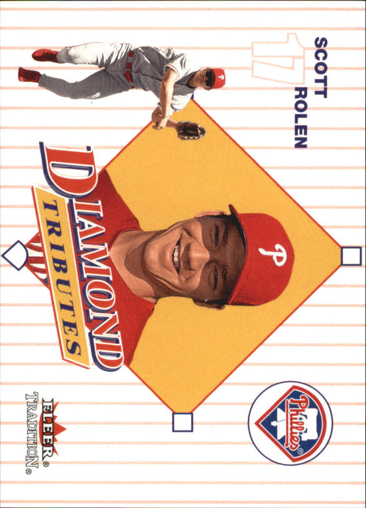 2001 Fleer Tradition Baseball "Diamond Tributes" Insert Cards - Picture 22 of 37