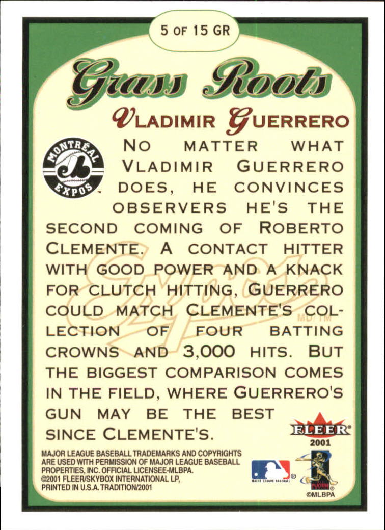 A2341- 2001 Fleer Tradition Baseball Assted Inserts -You Pick- 15+ FREE US SHIP - Picture 15 of 27