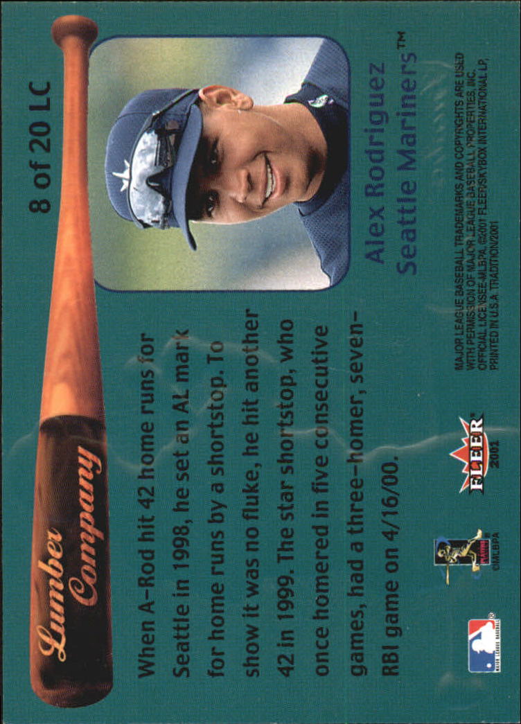 A2341- 2001 Fleer Tradition Baseball Assted Inserts -You Pick- 15+ FREE US SHIP - Picture 23 of 27