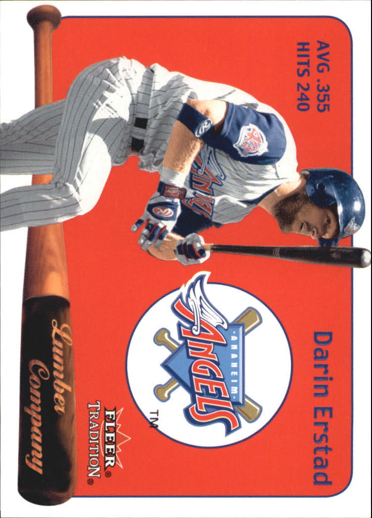 2001 Fleer Tradition Baseball "Lumber Company" Insert Cards - Picture 10 of 25