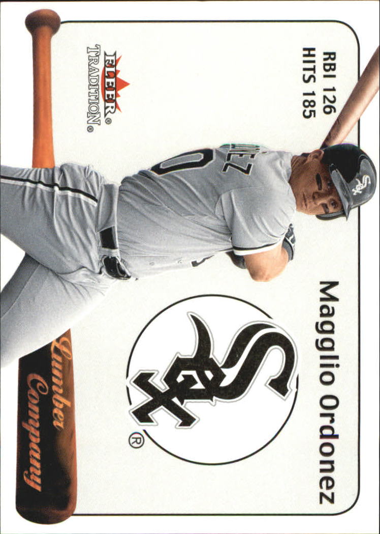 2001 Fleer Tradition Baseball "Lumber Company" Insert Cards - Picture 16 of 25