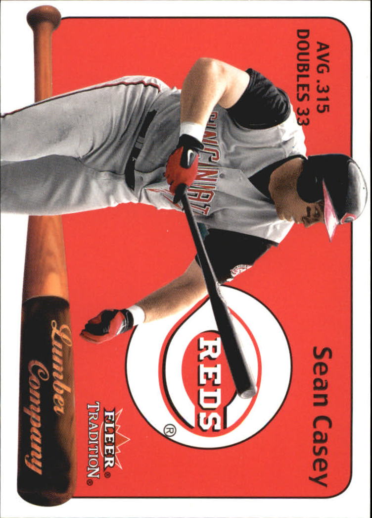 2001 Fleer Tradition Baseball "Lumber Company" Insert Cards - Picture 20 of 25