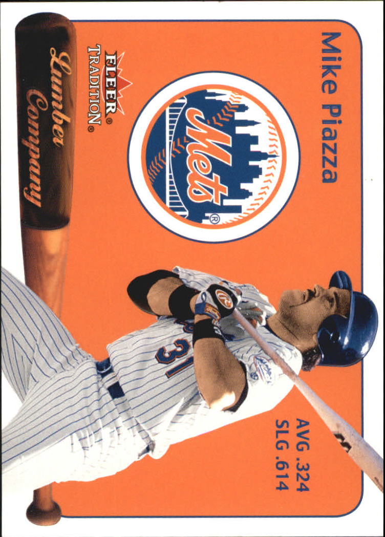 2001 Fleer Tradition Lumber Company #LC18 Mike Piazza