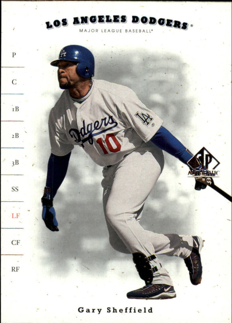 2001 SP Authentic #61 Gary Sheffield