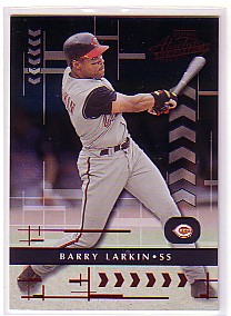 2001 Absolute Memorabilia #44 Barry Larkin