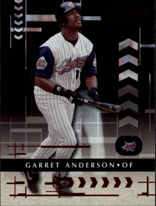 2001 Absolute Memorabilia #67 Garret Anderson