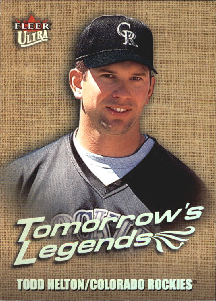 2001 Ultra Tomorrow's Legends #4 Todd Helton