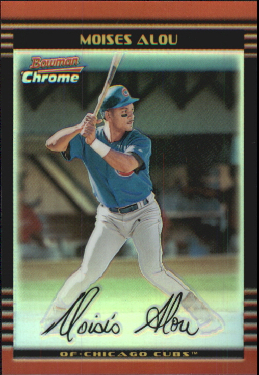 2002 Bowman Chrome Refractors #98 Moises Alou