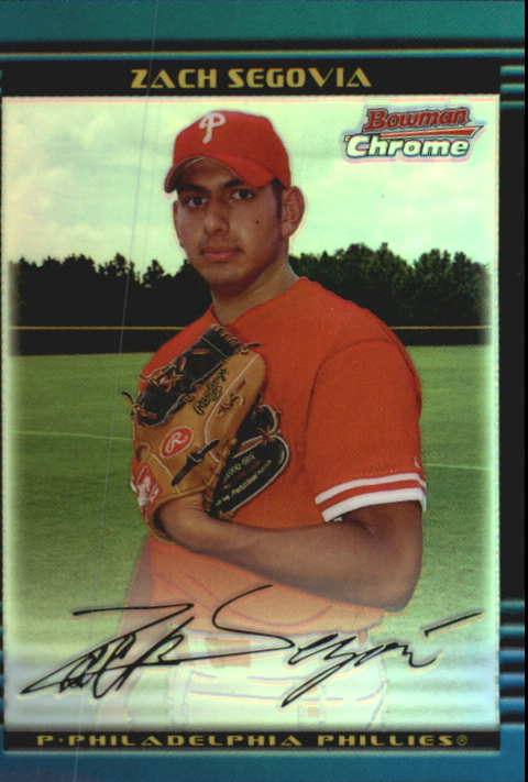 2002 Bowman Chrome Draft Refractors #58 Zach Segovia