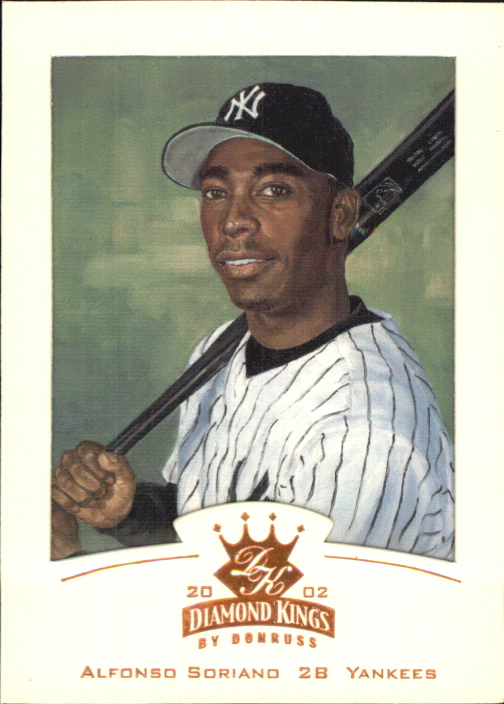 2002 Diamond Kings Bronze Foil #10 Alfonso Soriano