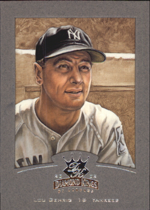 2002 Diamond Kings Silver Foil #143 Lou Gehrig