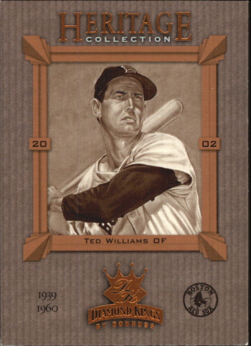2002 Diamond Kings Heritage Collection #HC4 Ted Williams