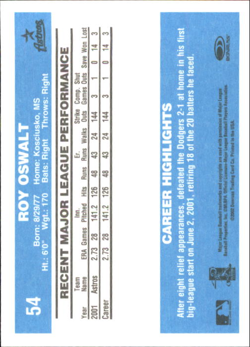 B3032- 2002 Donruss Originals Baseball Cards 1-250 -You Pick- 15+ FREE US SHIP - Picture 105 of 491