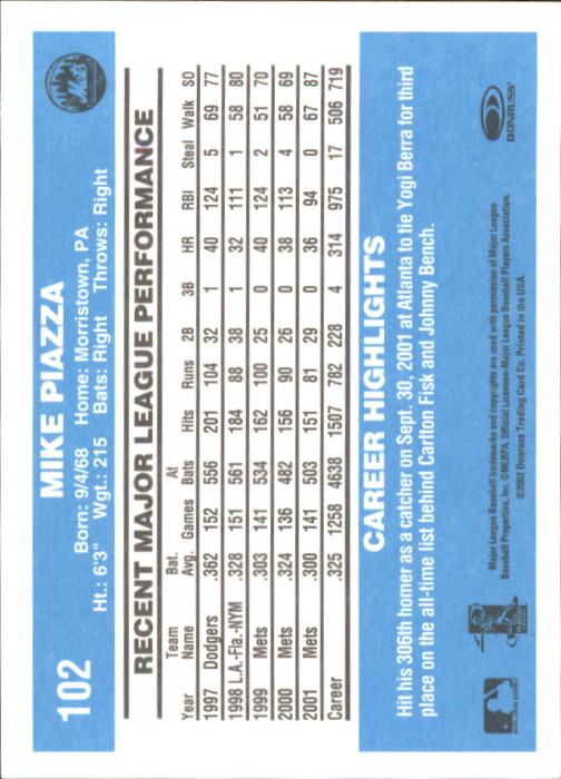 B3032- 2002 Donruss Originals Baseball Cards 1-250 -You Pick- 15+ FREE US SHIP - Picture 201 of 491