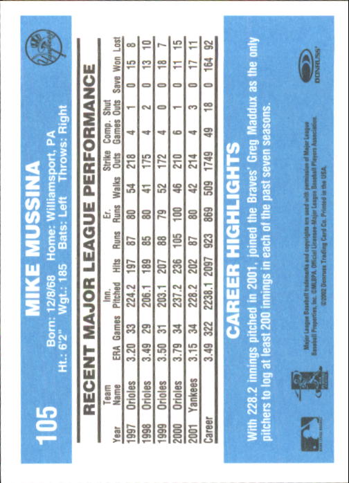 B3032- 2002 Donruss Originals Baseball Cards 1-250 -You Pick- 15+ FREE US SHIP - Picture 207 of 491