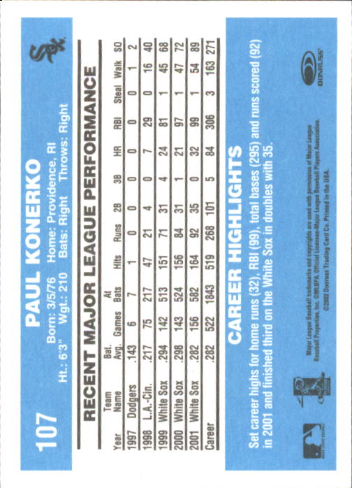 B3032- 2002 Donruss Originals Baseball Cards 1-250 -You Pick- 15+ FREE US SHIP - Picture 209 of 491