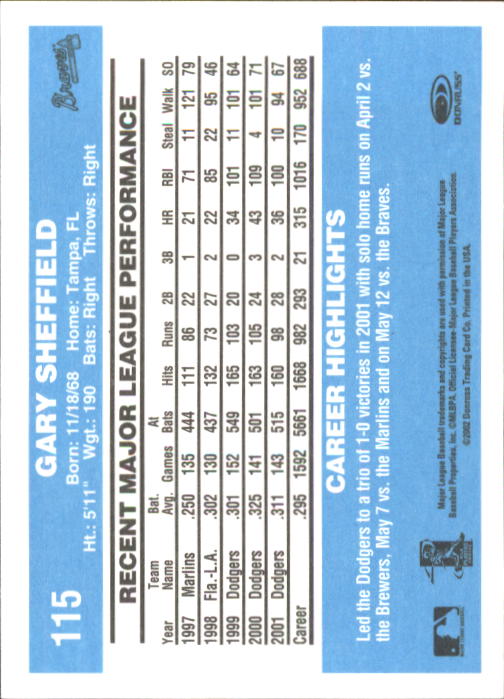 B3032- 2002 Donruss Originals Baseball Cards 1-250 -You Pick- 15+ FREE US SHIP - Picture 225 of 491
