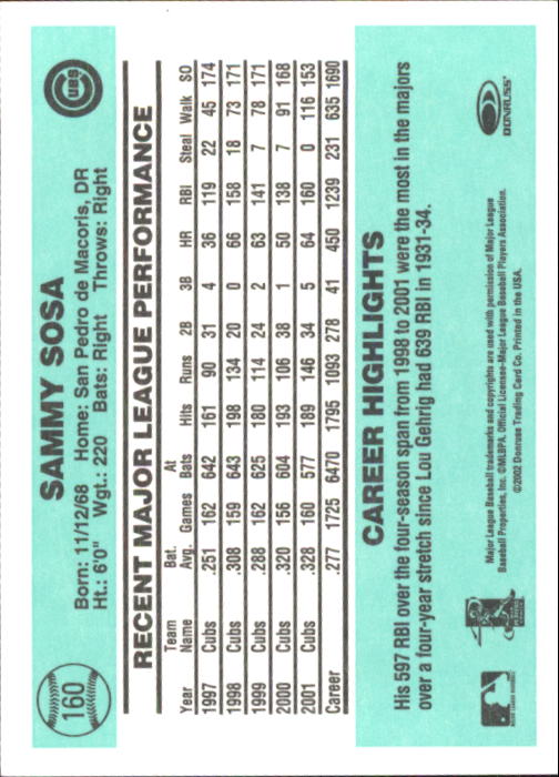 B3032- 2002 Donruss Originals Baseball Cards 1-250 -You Pick- 15+ FREE US SHIP - Picture 315 of 491