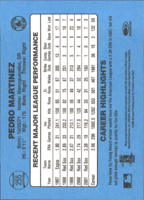 B3032- 2002 Donruss Original Baseball #S 251-417 -du Pick- 15 + Gratis US Schiff - Bild 11 von 299