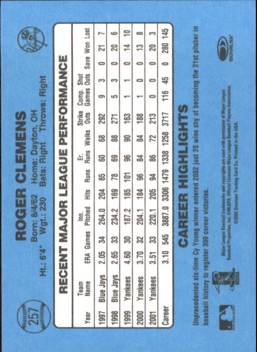 B3032- 2002 Donruss Original Baseball #S 251-417 -du Pick- 15 + Gratis US Schiff - Bild 15 von 299