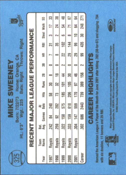 B3032- 2002 Donruss Original Baseball #S 251-417 -du Pick- 15 + Gratis US Schiff - Bild 143 von 299
