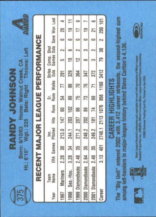 B3032- 2002 Donruss Original Baseball #S 251-417 -du Pick- 15 + Gratis US Schiff - Bild 241 von 299