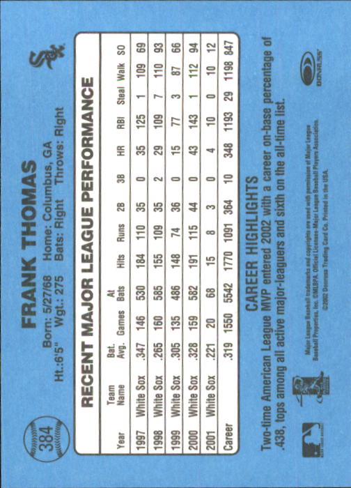 B3032- 2002 Donruss Original Baseball #S 251-417 -du Pick- 15 + Gratis US Schiff - Bild 257 von 299