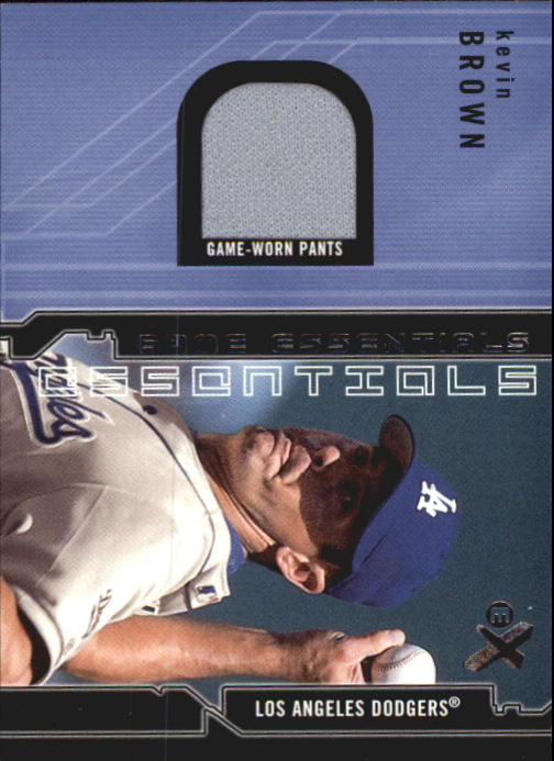 2002 E-X Game Essentials #4 Kevin Brown Pants