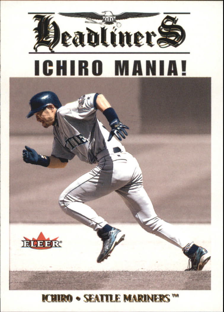 2002 Fleer Headliners #5 Ichiro Suzuki