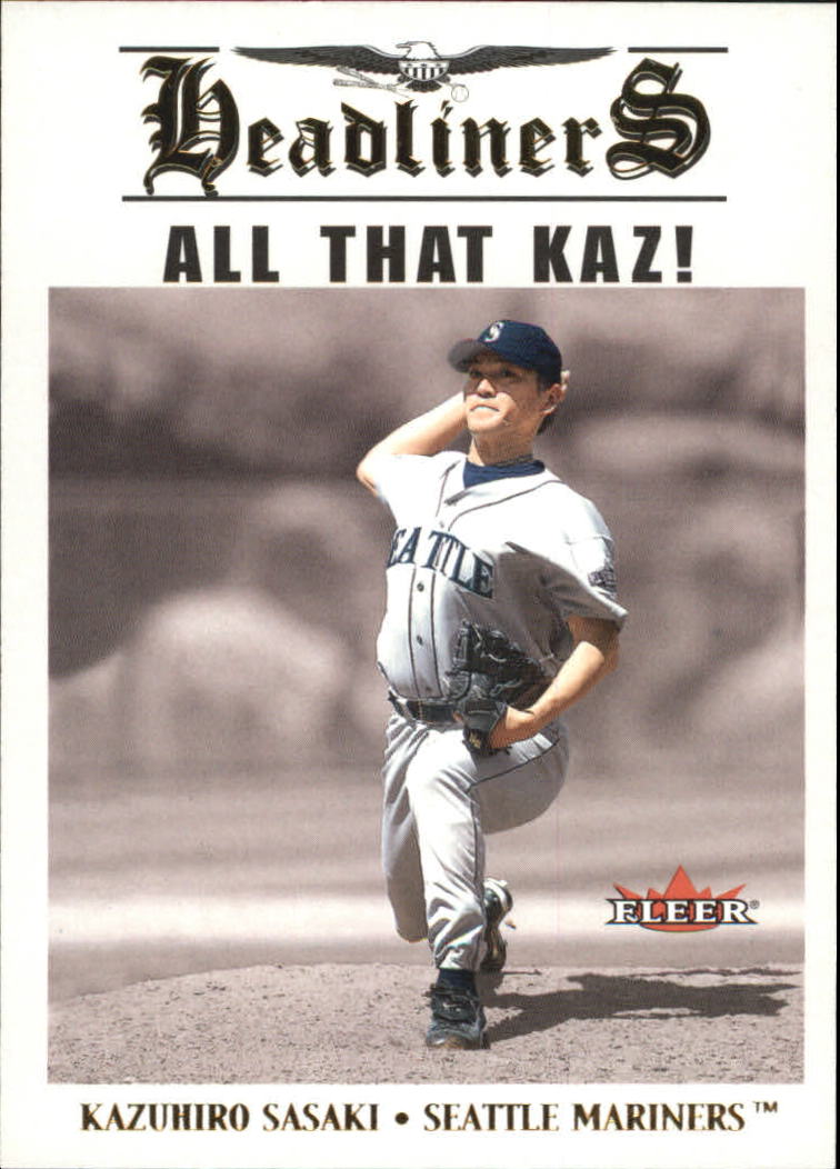 2002 Fleer Baseball "Headliners" Insert Cards - Picture 4 of 13