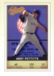 2002 Fleer Authentix #135 Andy Pettitte