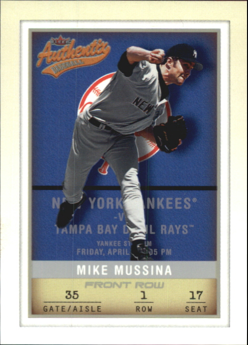 2002 Fleer Authentix Front Row #131 Mike Mussina