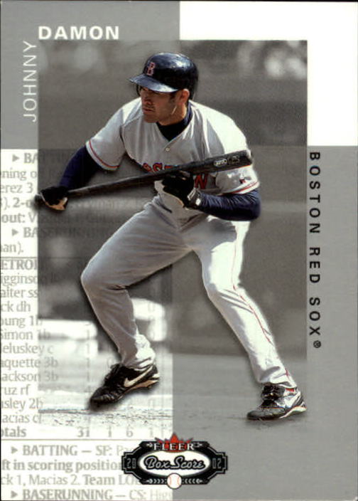 2002 Fleer Box Score #75 Johnny Damon Sox